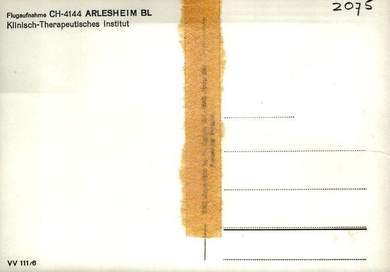 Cartoline postali: Flugaufnahme Arlesheim BL - Klinisch- – Antico da Ettingen venduto da Kartenplanet 1