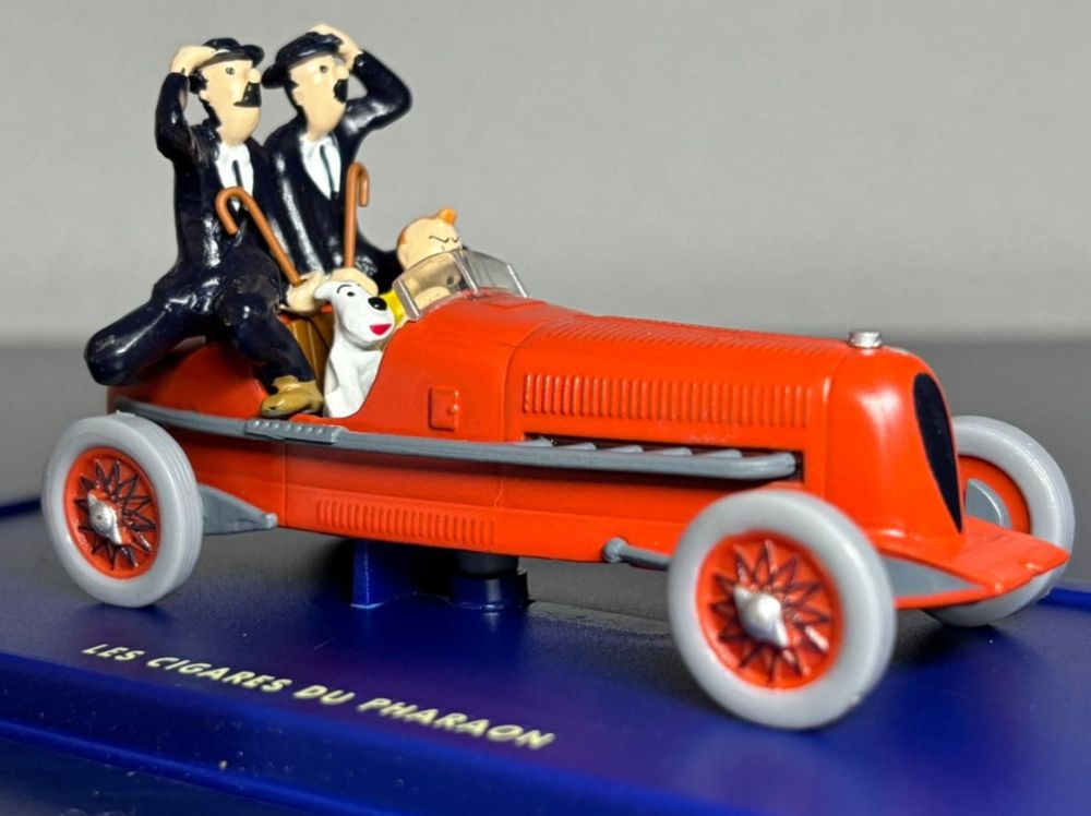 Voiture Miniature Le Bolide Rouge - Tintin Les Cigares Du Pharaon - Échelle 1:43, Atlas - Occasion