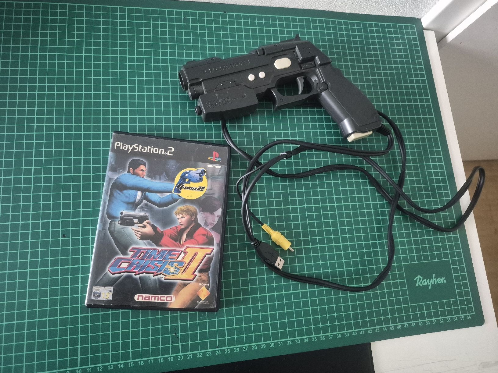 Sony Giochi: Time Crisis II PS2 +  Gun Controller Guncon 2  – Usato da Meyrin venduto da Retro-GZ