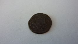 Kantonalmünze : Kanton Aargau , 2 Rappen  1808 , schön