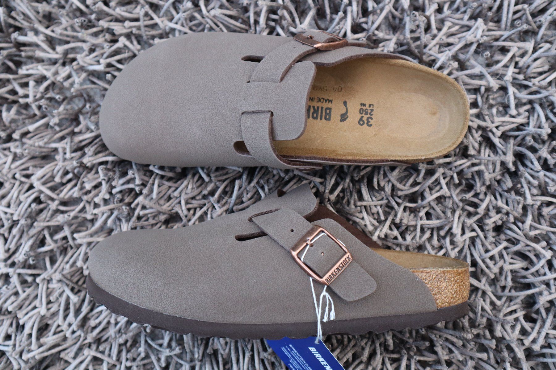 Birkenstock Herrenschuhe: Birkenstock, Boston, Gr. 39, mocca, NEU – Neu (gemäss Beschreibung) aus Wattwil von glueck 2