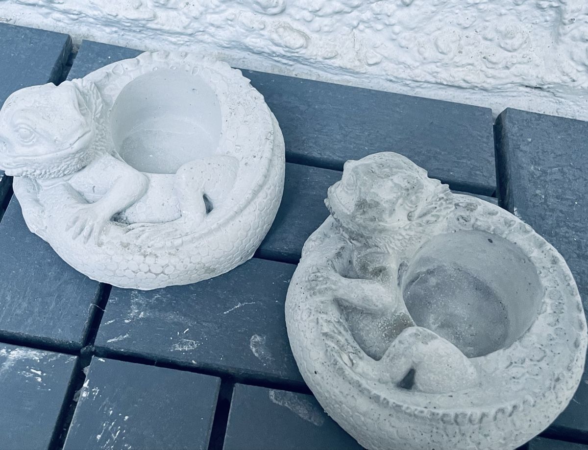 Toutes les décorations: 2er Set Kerzenhalter Eidechse neu – Neuf avec emballage d'origine à Au ZH par Jaggy4