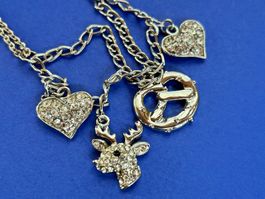 Kette MÜNCHEN: Herzen, Renntier, Brezel