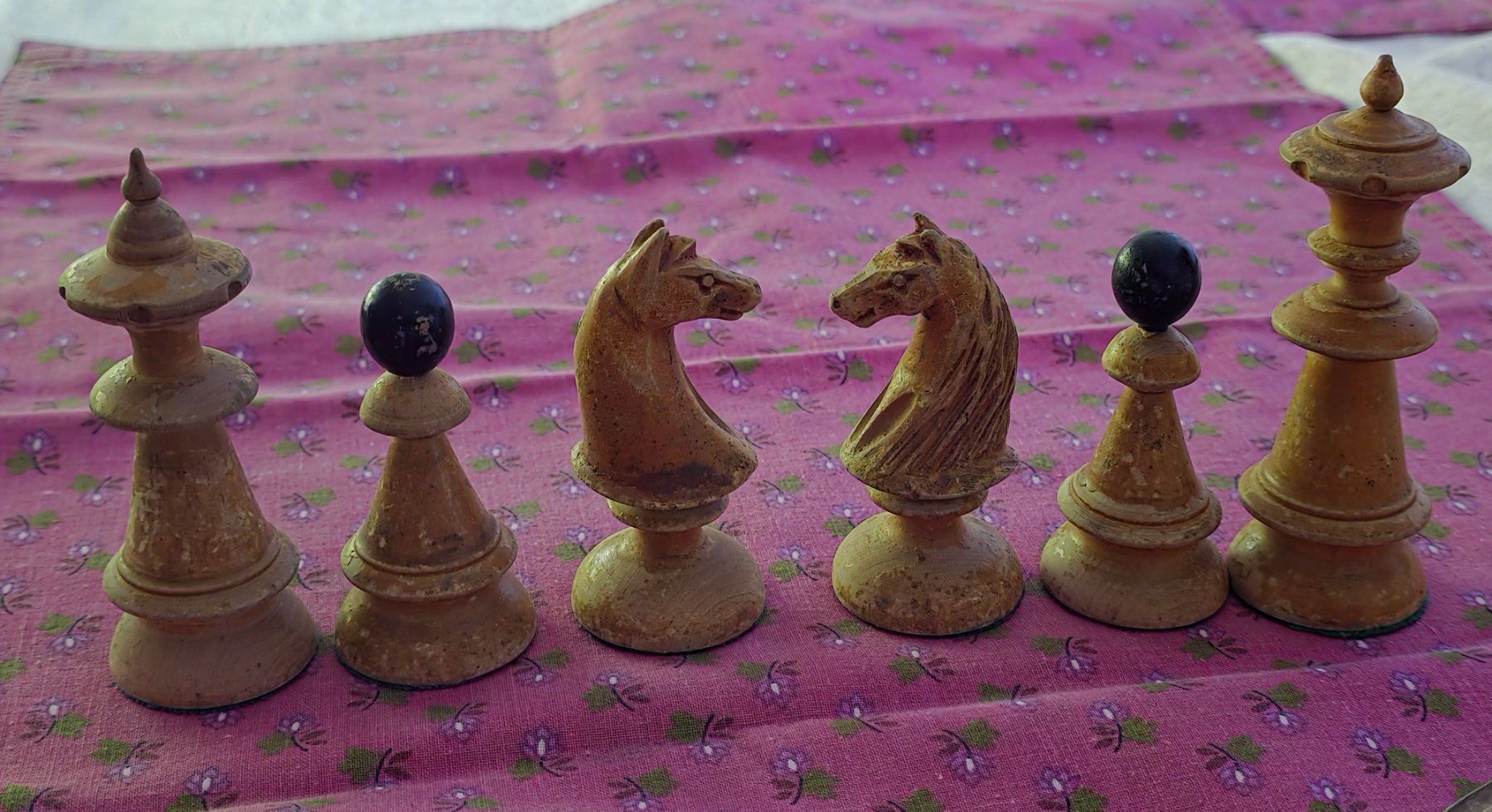 Giochi: Schachfiguren Holz antik – Usato da Wittenbach venduto da rose_rosi 5