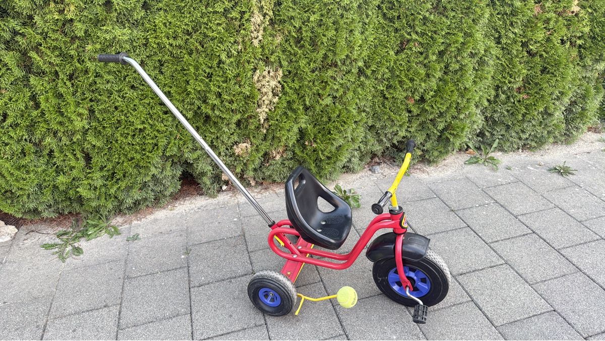 Puky Veicoli per bambini: Dreirad mit Schiebestange rot und gelb – Usato da Reinach AG venduto da Stella812