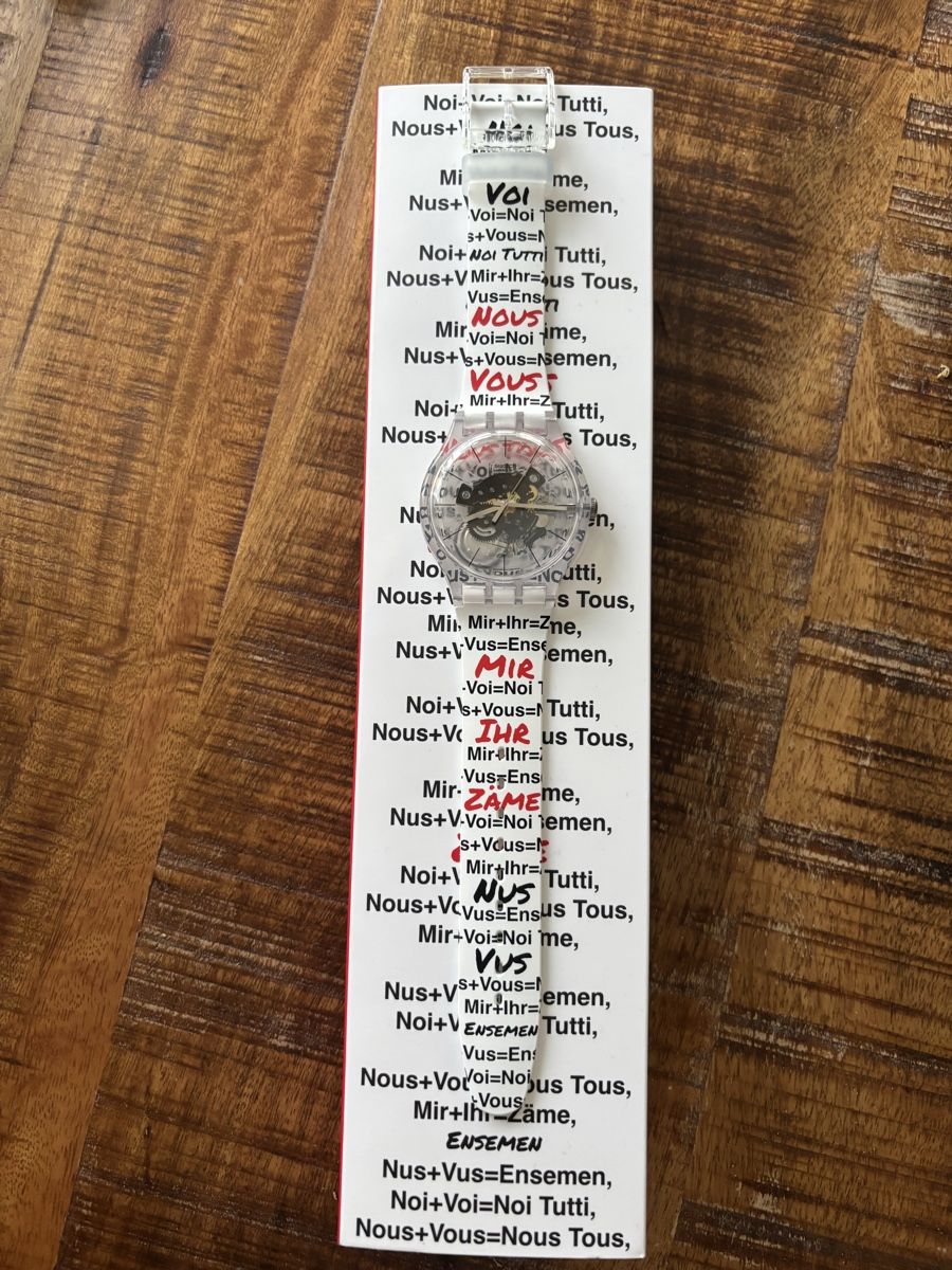 Swatch Uhren: Swatch Aktionärenuhr – Neu und originalverpackt aus Thundorf von bibi070