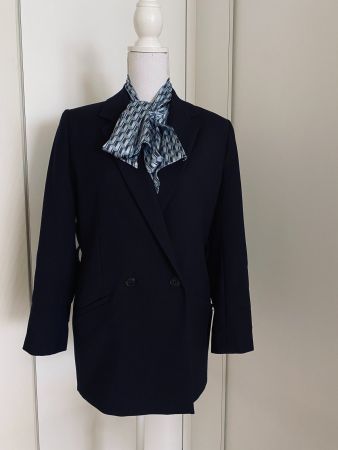 TOMMY HILFIGER, Blazer, Blau, 38, NP 219