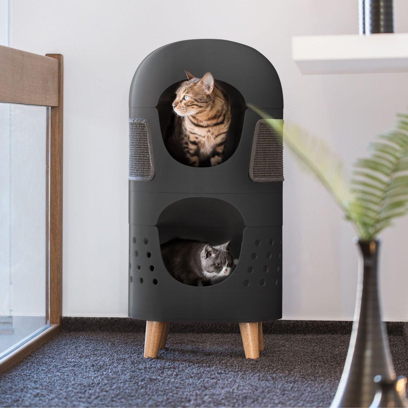 Tiragraffi: Katzenbaum Catrub ONE Anthrazit – Nuovo e nell'imballaggio originale da Spreitenbach venduto da moravus