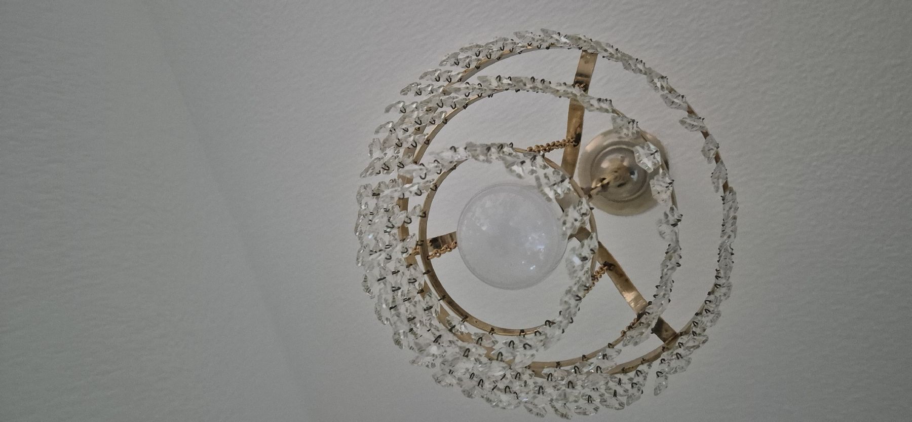 Kronleuchter & Deckenlampen: Kronleuchter aus Kristallglas und Messing – Gebraucht aus Zürich von mar_7fc6 1