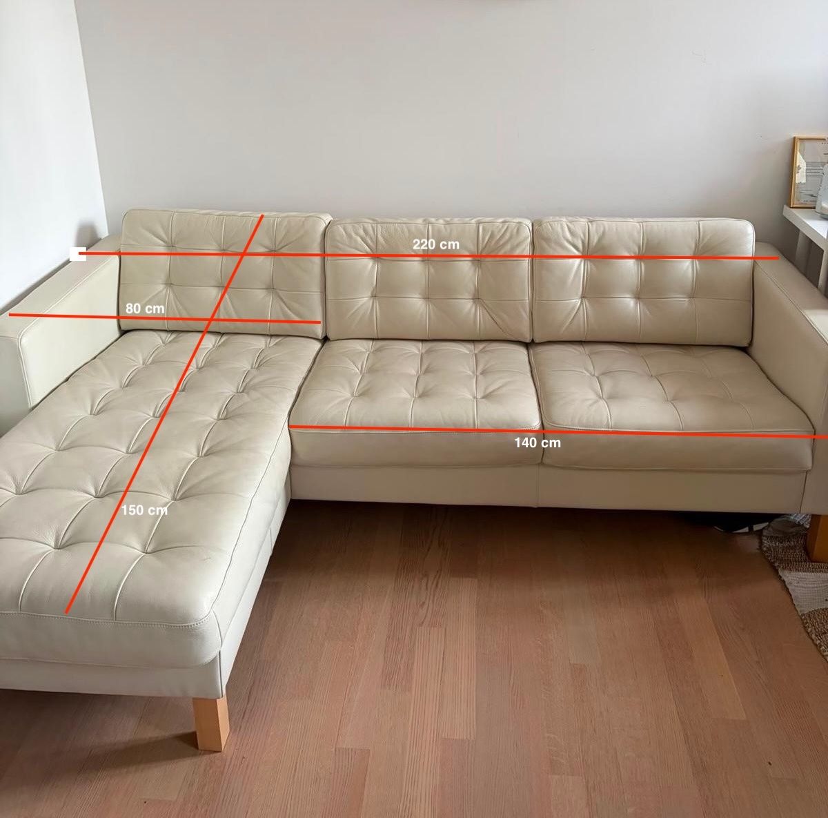 Sofas: Bequemes Ecksofa 220 cm – D'occasion à Therwil par Kaufi5 1
