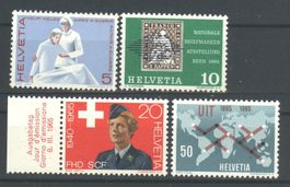 1965, Werbe- und Gedenkmarken **