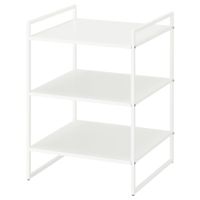 Ikea Jonaxel Schuhregal / Regal weiss (ohne Inhalt)
