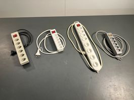Post. div. Stromsteckleisten mit Schalter ab 1.-