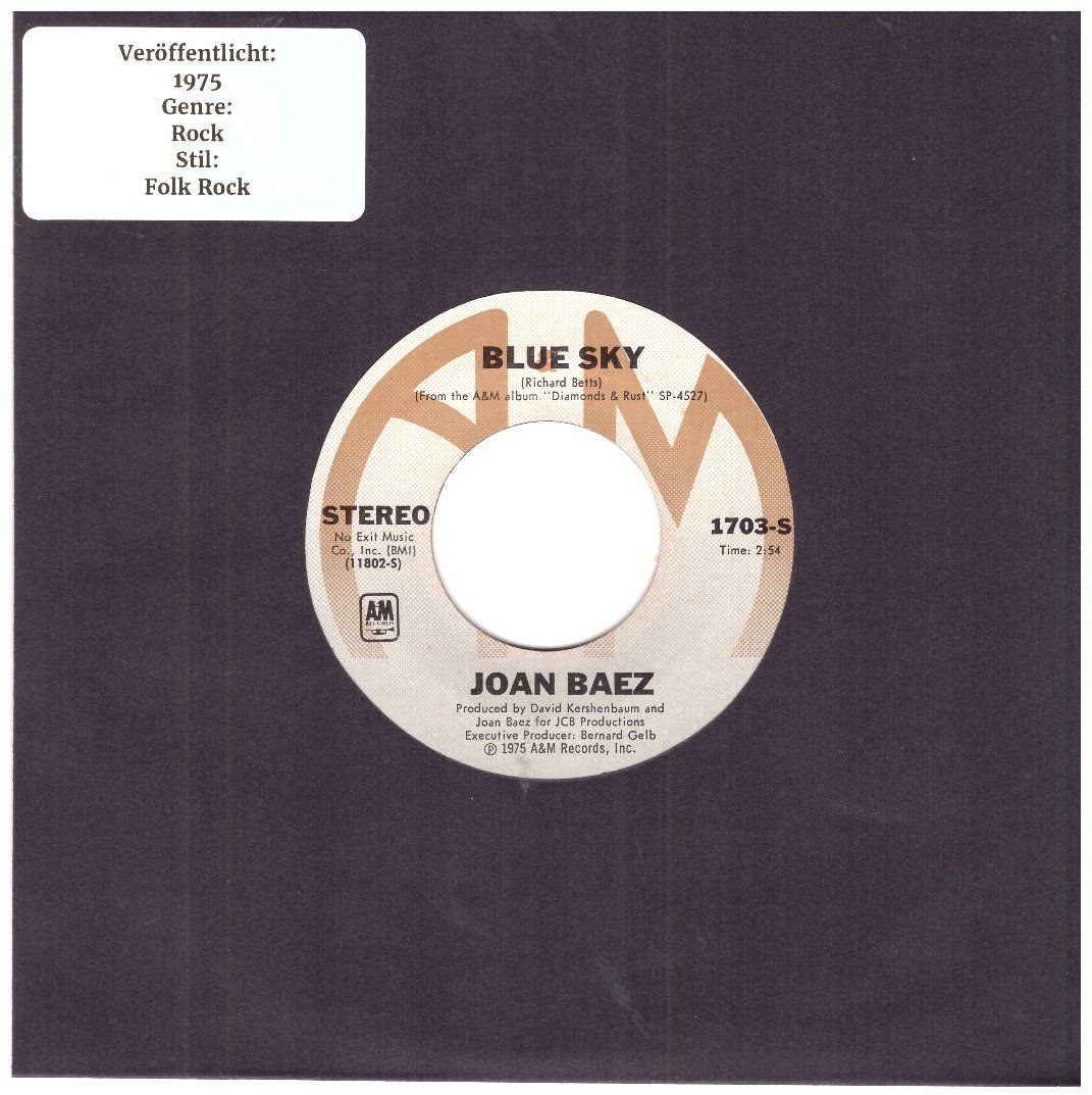 Dischi in vinile: JOAN BAEZ – Usato da Bassersdorf venduto da house-of-vinyl