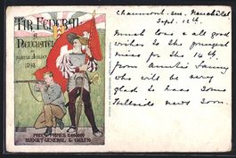 Neuchatel, Tir Federal 1898, Schütze un