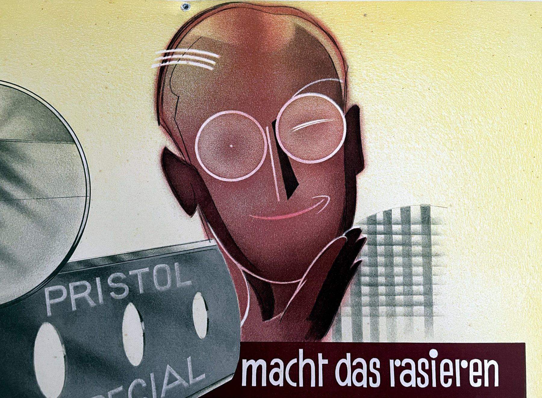 Grafica & Litografie: Pristol Rasierklingen Winterthur - Alte Werbekarton – Usato da Savagnier venduto da Ne2065 1
