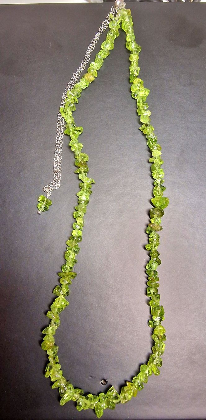 Minerali & Pietre curative: Peridot Splitter Halskette – Nuovo (secondo la descrizione) da Matzingen venduto da Shay_Crystalz