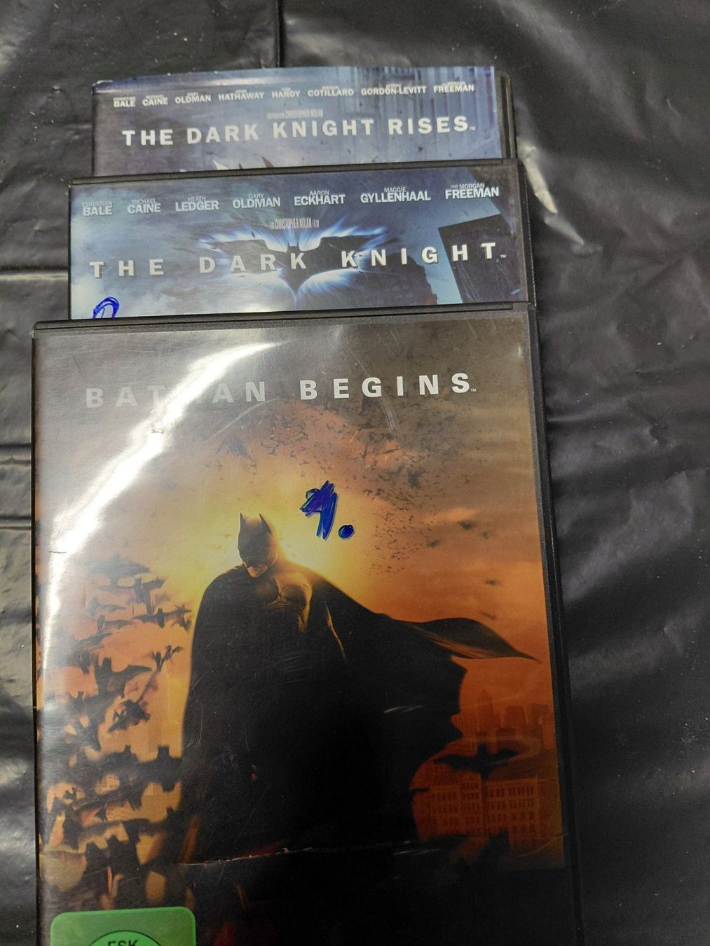 Tous les DVDs: Batman - Trilogy 3 DVDs – D'occasion à Bürchen par fmr_v826
