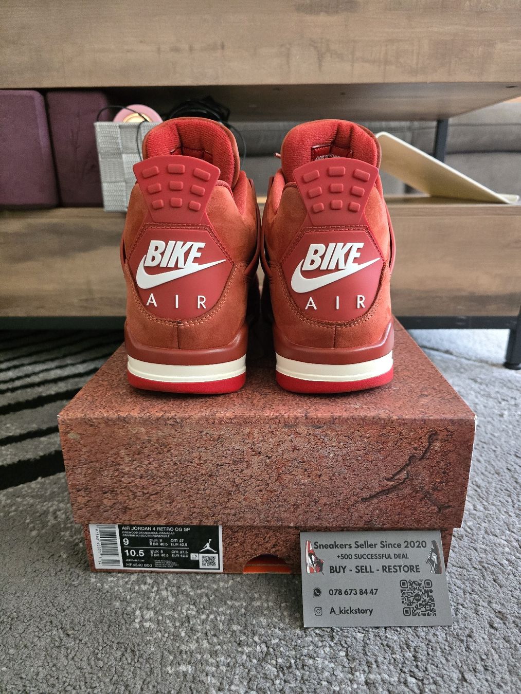Herrenschuhe: Jordan 4 Brik by Brik – Gebraucht aus Bôle von A_Kickstory 4