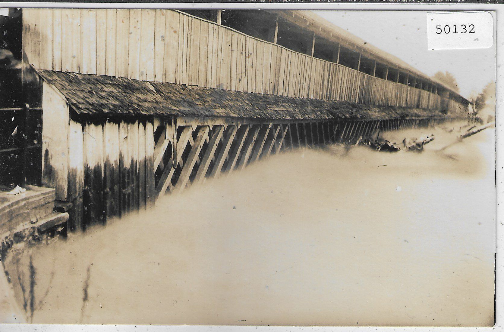 Cartoline postali: Holz-Rheinbrücke Buchs-Schaan FL – Usato da Ettingen venduto da Kartenplanet