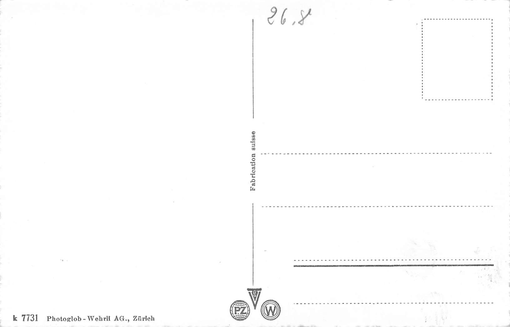 Cartoline postali: Interlaken Harder bahn – Usato da Biasca venduto da Blenio71 1