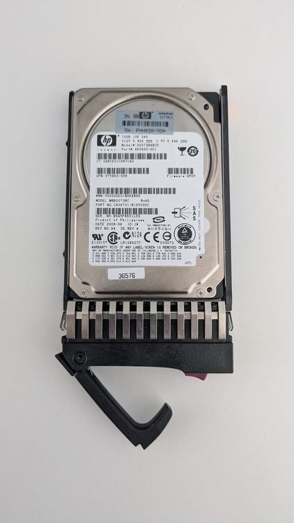 Disque Dur HP SAS 2.5" 72GB 10k Rpm 460850-001 Occasion - Serveur, Hot Swap, Sans Erreur