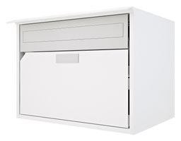 HUBER Briefkasten Alu 400 reinweiss (Ref.03/26)