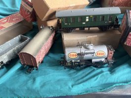 Eisenbahn Wagon Set 4 Stuck guter Zustand