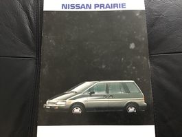 Nissan Prairie Verkaufsprospekt 18 Seiten März 1989