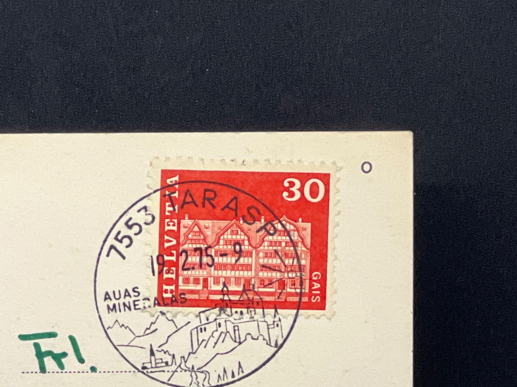 Cartoline postali: Scuol-Tarasp-Vulpera, 1250m – Usato da Widnau venduto da Brusi9 1