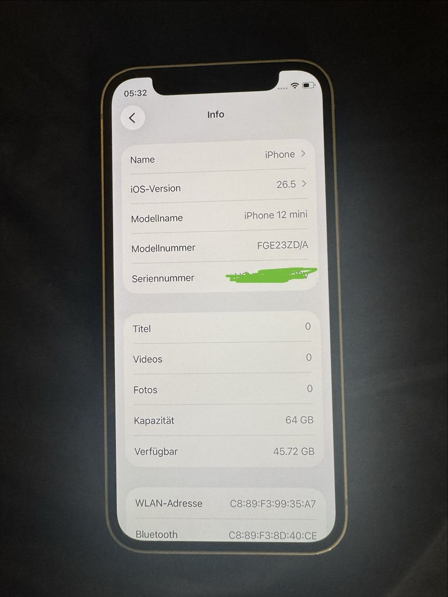Apple Telefoni cellulari / Smartphones: iPhone 12 mini 64GB Grün – Usato da Horgen venduto da d.k77 2