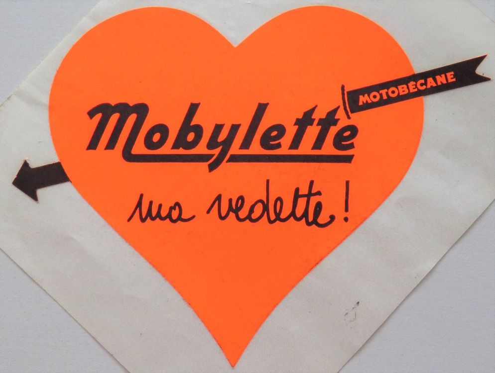 Motobécane Mobylette Logo Aufkleber Kleber Sticker Emblem MBK