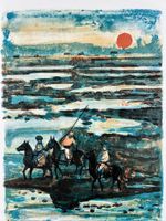 NATHALIE CHABRIER LTHOGRAPHIE SIGNIERT NUMMERIERT