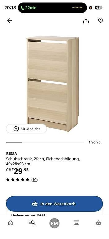 Armoires: Schuhschrank IKEA – D'occasion à Reiden par Roxy2020 2
