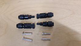 Solar Stecker Kupplung MC4 2 Paar