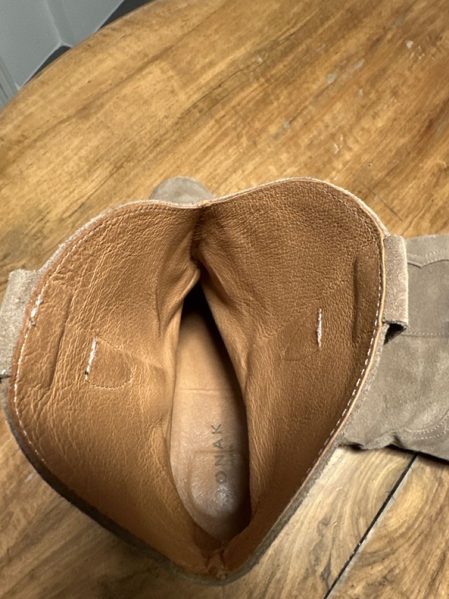 Jonak Scarpe da donna: Jonak Wildlederstiefel Grösse 39, beige – Usato da Fribourg venduto da Flojo79 4