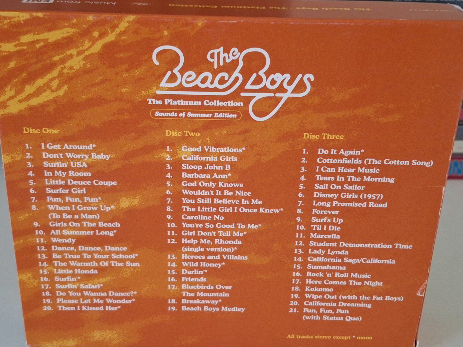 CDs: 3CD Box The Beach Boys - Platinum Collection – Gebraucht aus Aarberg von Jackup1 1