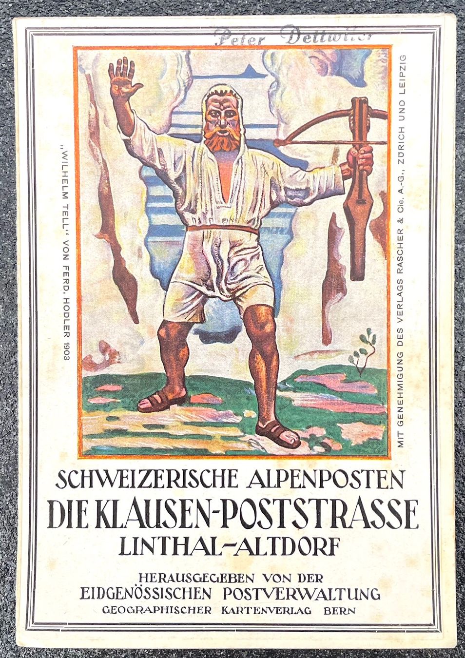 Cartine & Atlanti: Schweizerische Alpenposten: Klausen-Poststrasse – Usato da Burgdorf venduto da Bsb7