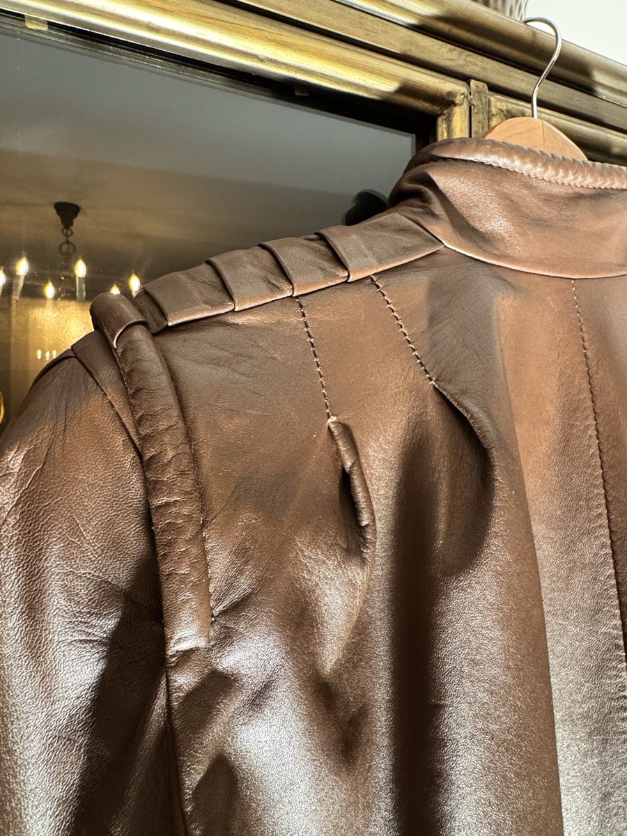 Giacche: Vintage bomber leather jacket – Usato da Mörigen venduto da TimelessFinds 4