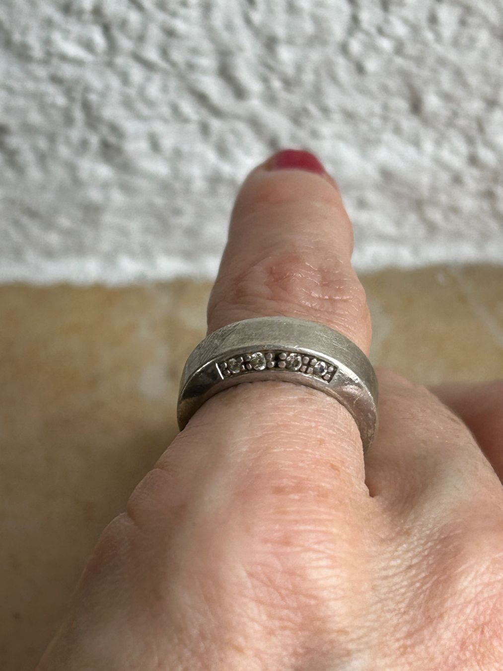 Ringe: Silber DESIGNERRING Ufotasse ( Grösse 50) – Gebraucht aus Basel von bellespirit 1