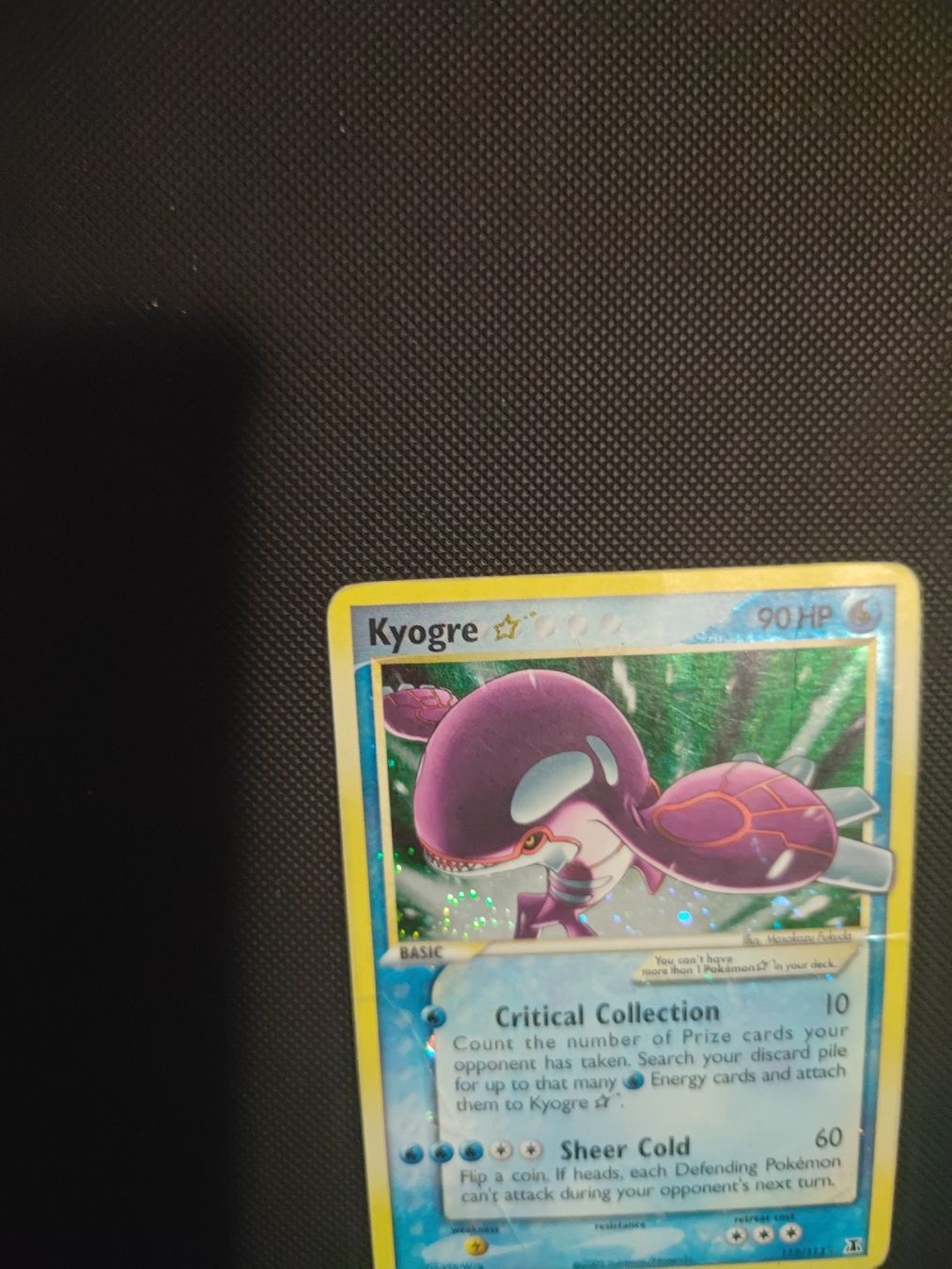 Pokémon Carte collezionabili: Kyogre Goldstar PO – Usato da Lausanne venduto da G0b3l3t 1