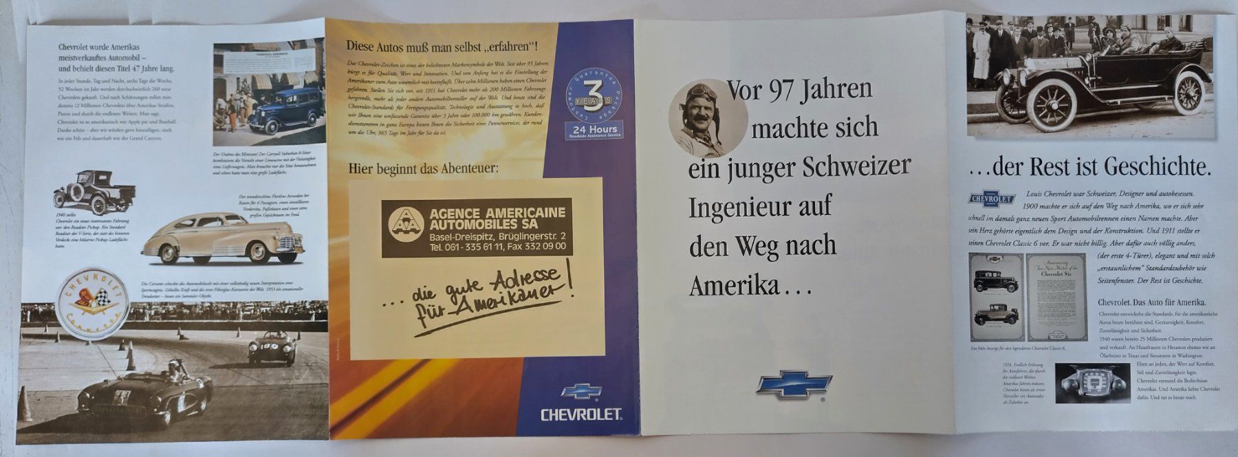Chevrolet Documenti: Chevrolet Werbe-Folder 1997 ab Fr. 2.- – Usato da Bellach venduto da JingleJerry 5