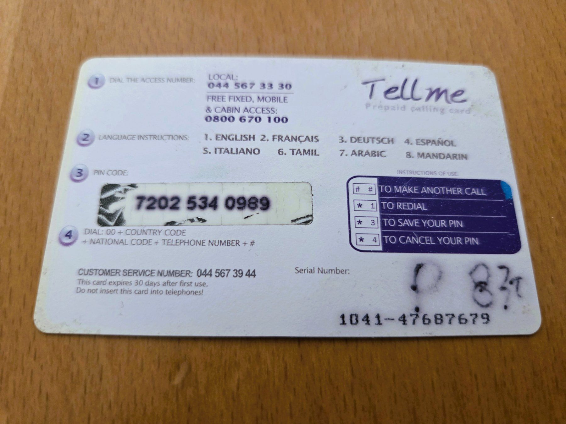 Schede telefoniche: PREPAID - SCHWEIZ – Usato da Brüttisellen venduto da Nighttrain 1