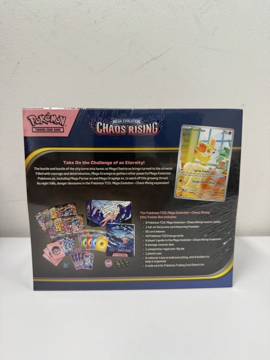 Pokémon Carte collezionabili: Pokémon TCG Mega Evolution Chaos Rising Elite Trainer Box |  – Nuovo e nell'imballaggio originale da Flawil venduto da swisstrendshop 1