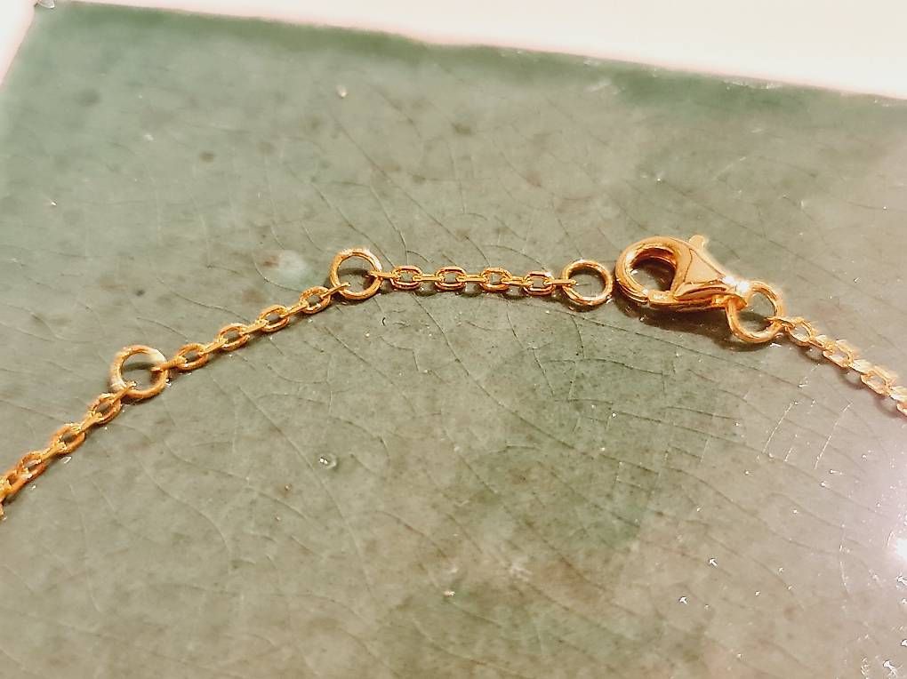 Bracciali & Braccialetti: Armband Emaille Blüte Gelbgold – Nuovo e nell'imballaggio originale da Stein am Rhein venduto da JuwelierSteinbock.CH 2