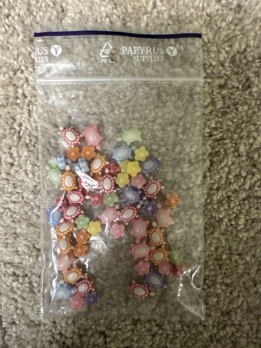 Bastelsets: Bunte Perlen, Schildkröten & Blumen, Basteln DIY – Neu und originalverpackt aus Oberweningen von Jogi2
