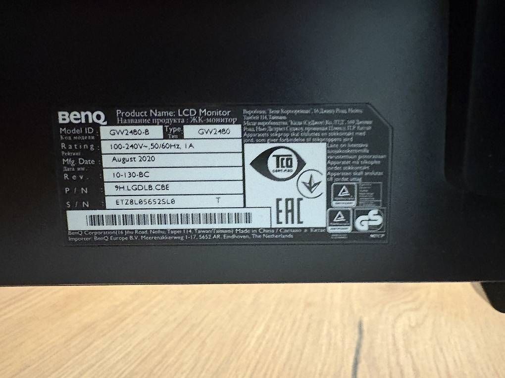 BenQ Monitor: BenQ Gw2480 24" Monitor – Usato da Luzern venduto da press_hold 2