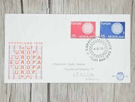 CL14 Enveloppe + Timbre Pays-Bas 1970