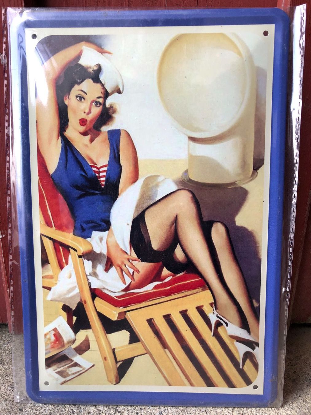 Schilder: Pin up strand – Neu und originalverpackt aus Reinach AG von rares75
