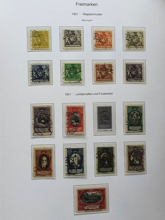 Tutti i francobolli: Sorgfältige SLG.; u.a in 2-MüllerAlben, von 1917-2000; ET-Ꙩ – Usato da Zuchwil venduto da hoeppi2010 2